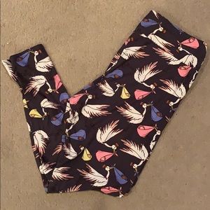 RARE LuLaRoe Stork leggings